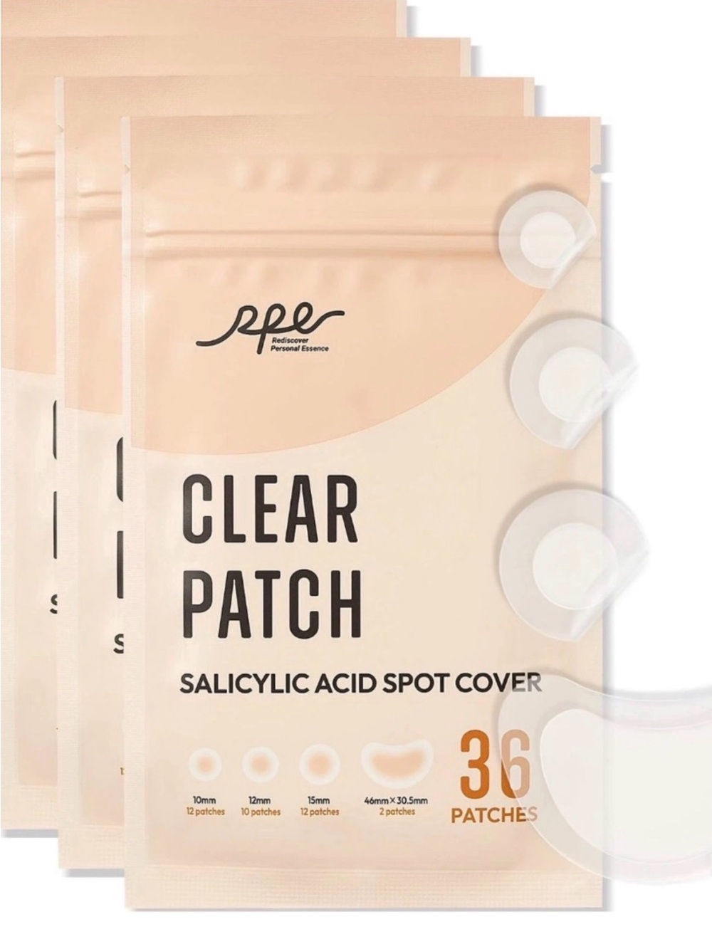 Rediscover Personal Essence Salicylic Acid Spot Cover - Set of 144